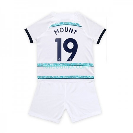 Fotballdrakt Chelsea Mount 19 Barn Bortetrøye 2022-2023 Kortermet